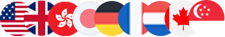 Flag representing global markets