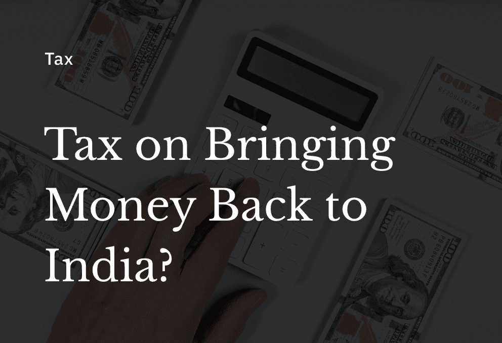 Tax on repatriation