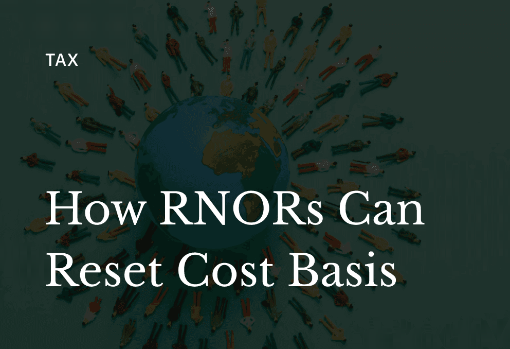 How RNORs Can Save Tax on Foreign Stocks and RSUs